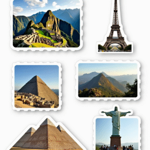 Global Landmarks - Sticker Sheet v10